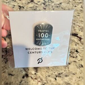 Peloton century pin